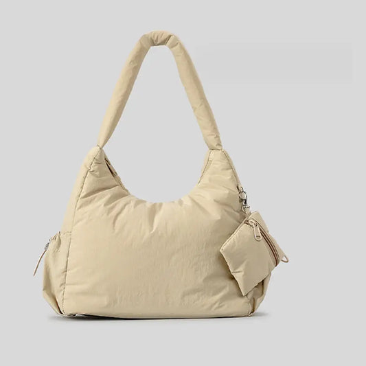 Nylon Single Shoulder Handbag for Leisure Travel