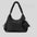 Nylon Single Shoulder Handbag for Leisure Travel - Black