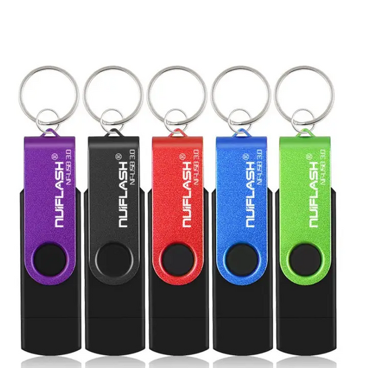 OTG USB Flash Drive Multicolor 16GB to 128GB