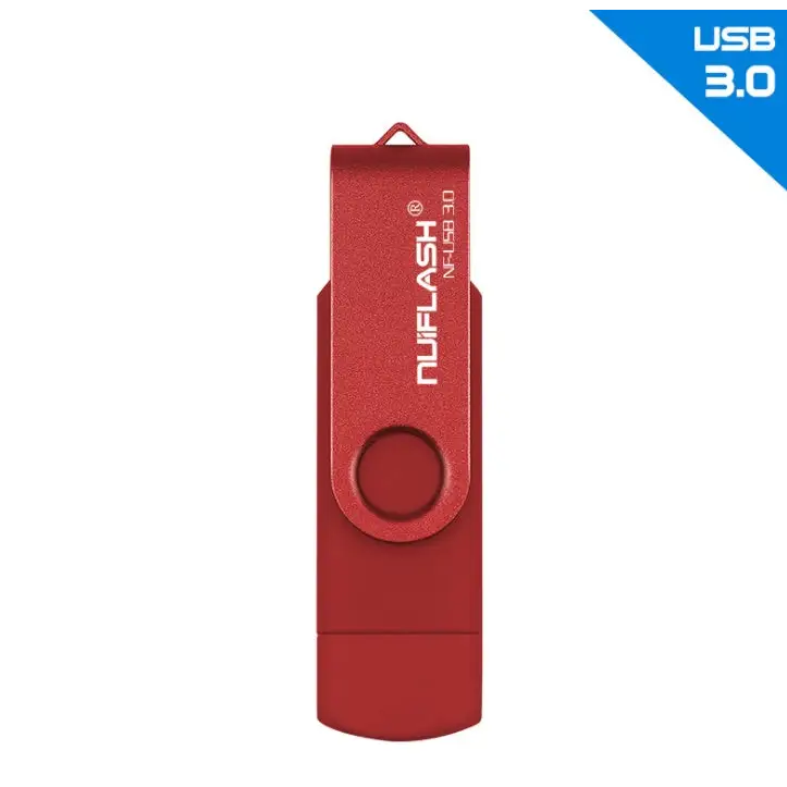 OTG USB Flash Drive Multicolor 16GB to 128GB Red / 16GB