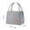 Outdoor Hand Carrying Lunch Box Bag - Gray / Large Size 27 Cmx16cm 19cm