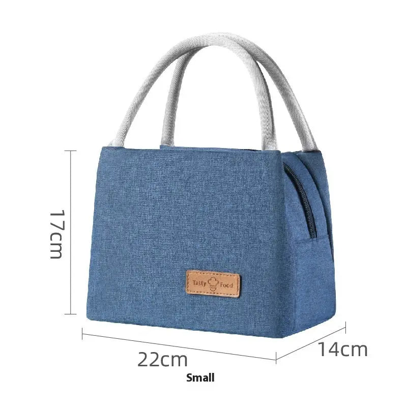 Outdoor Hand Carrying Lunch Box Bag - Green / Large Size 27 Cmx16cm 19cm