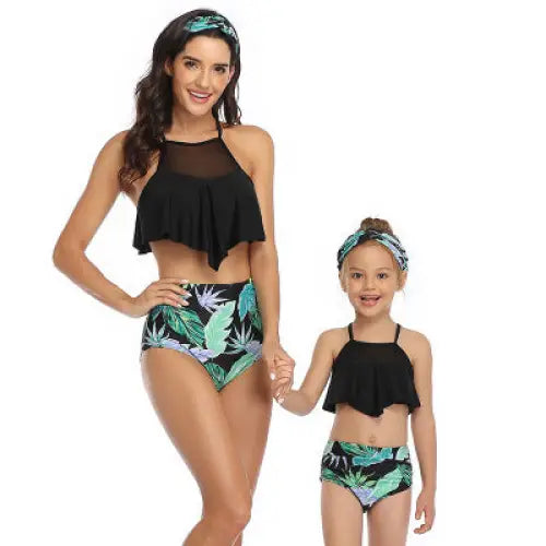 Parent-child bikini swimsuit - Style 3 / S