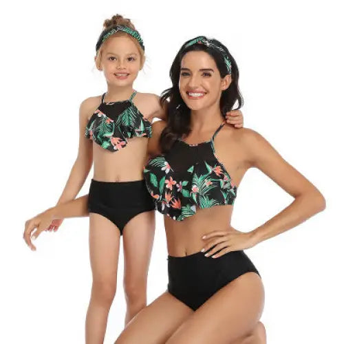 Parent-child bikini swimsuit - Style 4 / S