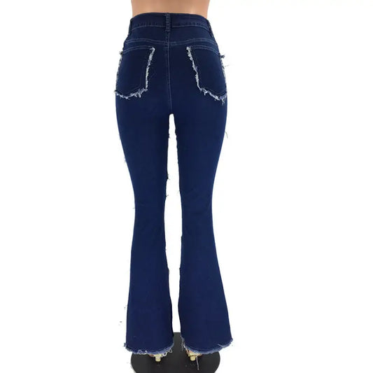 PatchFlare High-Rise Jeans: Artful Retro Vibes