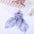 Pearl Bow Intestine Hair Band - Purple
