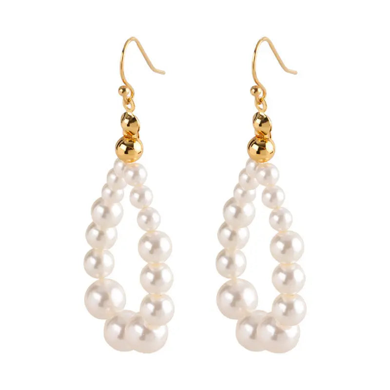 Pearl Chic Stud Earrings - Pearl