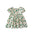 PetalPrincess: Cotton Floral Dress for Baby Girls - Green / 80cm