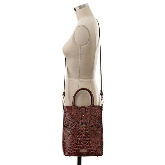 PG-396 PU Suitcase Square Vertical Shoulder Bag Multiple Colors