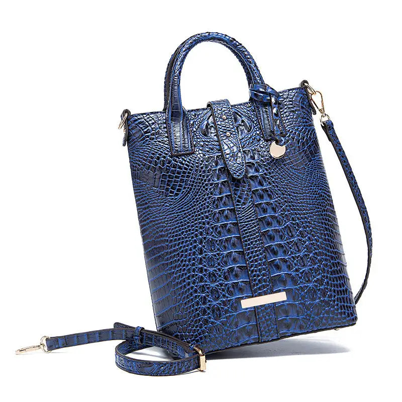 PG-396 PU Suitcase Square Vertical Shoulder Bag Multiple Colors