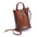 PG-396 PU Suitcase Square Vertical Shoulder Bag Multiple Colors - Walnut Brown