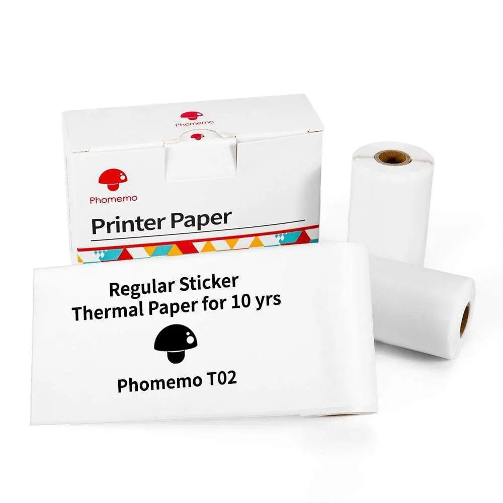 Phomemo T02 Mini Inkless Pocket Printer with Extensive Question Banks Style A / USB