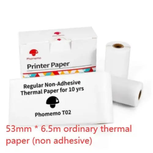 Phomemo T02 Mini Inkless Pocket Printer with Extensive Question Banks Non stick printing paper / USB