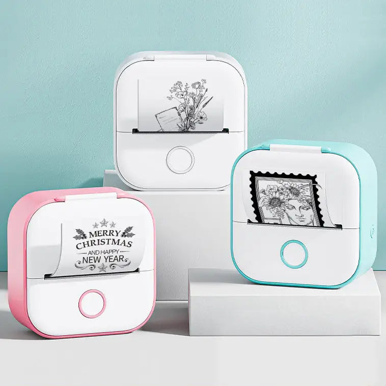Phomemo T02 Mini Inkless Pocket Printer with Extensive Question Banks