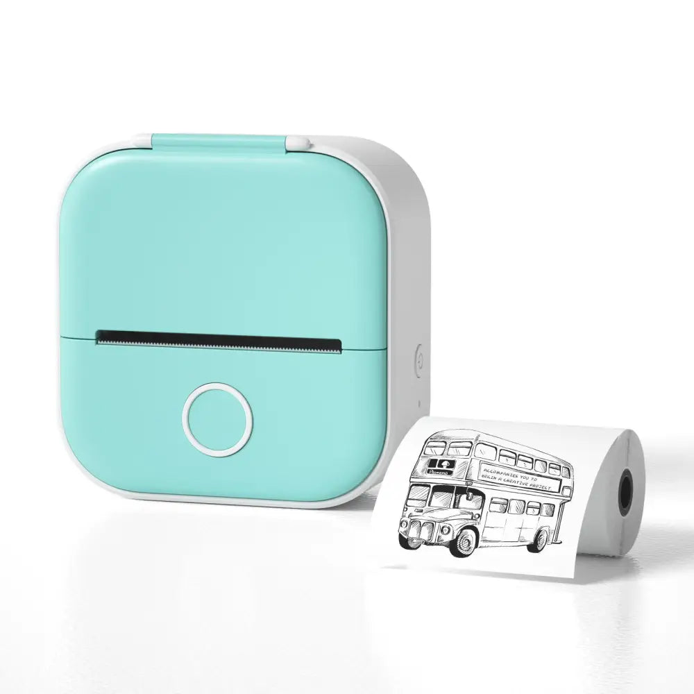 Phomemo T02 Mini Inkless Pocket Printer with Extensive Question Banks All green / USB