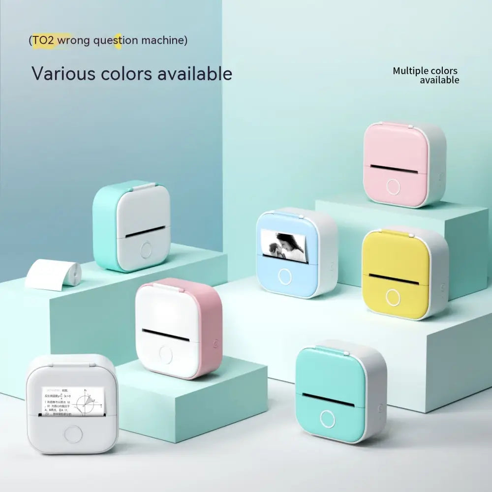 Phomemo T02 Mini Inkless Pocket Printer with Extensive Question Banks