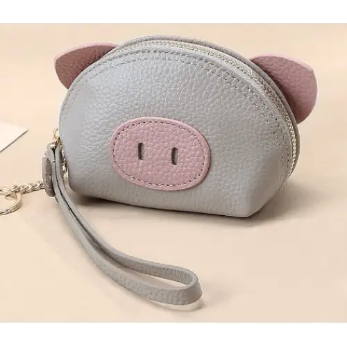 PiggyGuard Mini: Anti-Degauss Card & Coin Holder - Beige