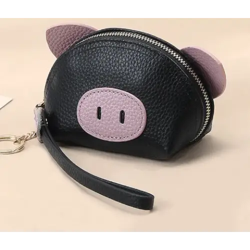PiggyGuard Mini: Anti-Degauss Card & Coin Holder - Black