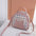 Plaid Oval PU Suitcase Shoulder Bag for Women Multiple Colors 19cm - Pink