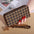 Plaid PU Leather Wallet with Letter Print and Bead Detailing - Plaid Brown