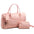 Plaid Retro Travel Bag for Men and Women Polyester European American Style - Pink