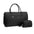 Plaid Retro Travel Bag for Men and Women Polyester European American Style - Black