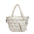 PlaidPerfection: Women’s Diamond Shoulder Bag - Beige