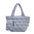 PlaidPerfection: Women’s Diamond Shoulder Bag - Blue