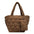 PlaidPerfection: Women’s Diamond Shoulder Bag - Brown