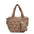 PlaidPerfection: Women’s Diamond Shoulder Bag - Khaki