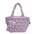 PlaidPerfection: Women’s Diamond Shoulder Bag - Purple