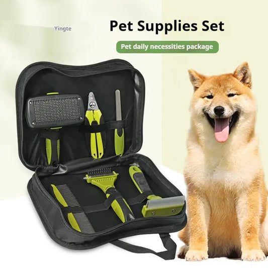 Plastic Dog Accessory Sets in Multiple Colors and Sizes