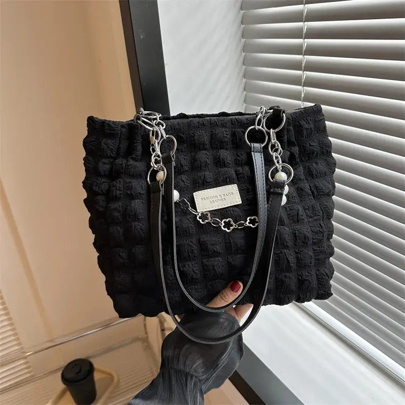 PleatEase Shoulder Bag