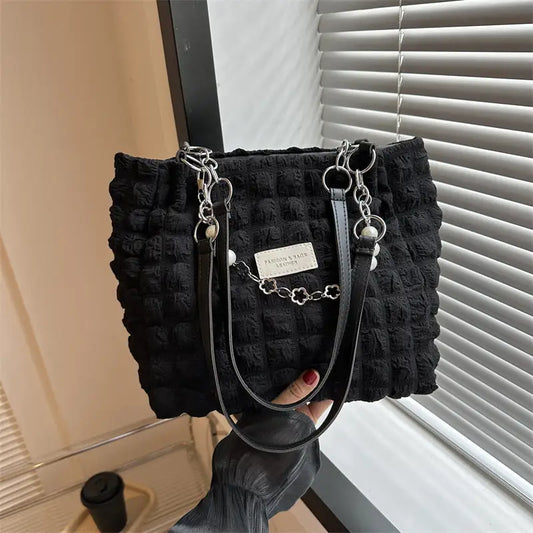 PleatEase Shoulder Bag