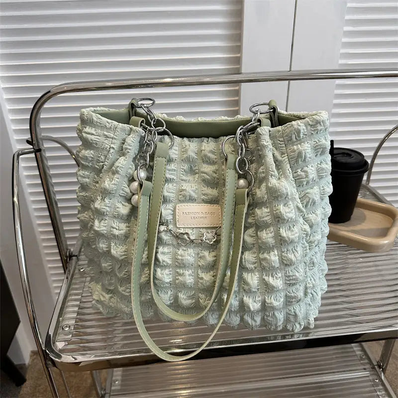 PleatEase Shoulder Bag