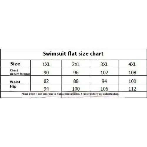 Plus Size Women’s High Waist Split Bikini Swimsuit