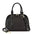 Polyester and PU Suitcase Shell Shape Packing Bag 22x30x15cm - Black