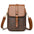 Polyester and PU Vertical Square Suitcase Packing Bag - Brown