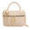 Polyester Daily Tote Bag in Multiple Colors and Sizes - Beige Large Size