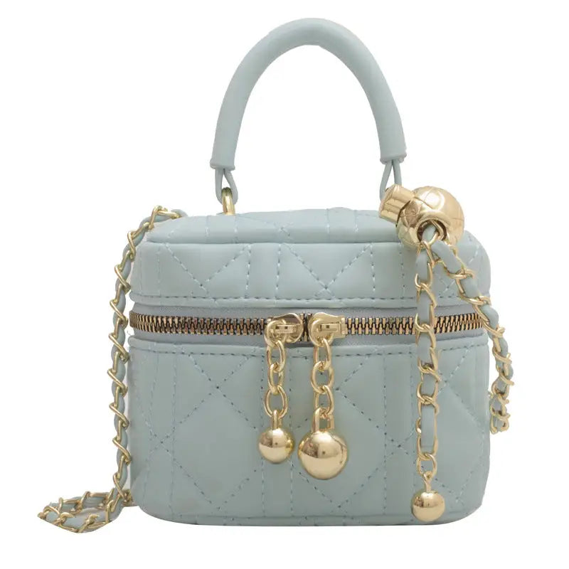 Polyester Daily Tote Bag in Multiple Colors and Sizes - Blue Small Size