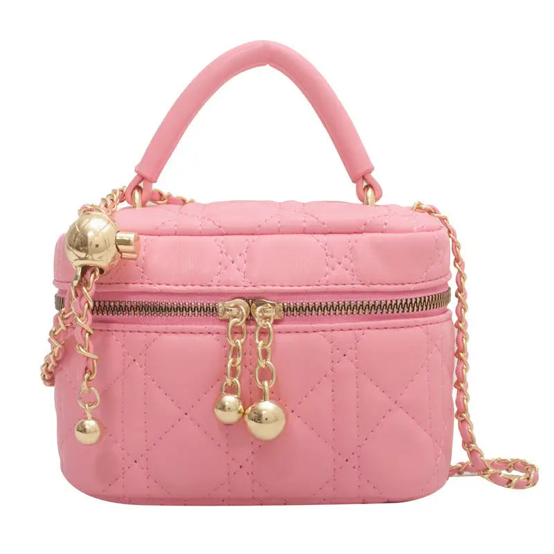Polyester Daily Tote Bag in Multiple Colors and Sizes - Rose Pink Large Size