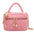 Polyester Daily Tote Bag in Multiple Colors and Sizes - Rose Pink Large Size