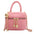 Polyester Daily Tote Bag in Multiple Colors and Sizes - Rose Pink Small Size