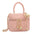 Polyester Daily Tote Bag in Multiple Colors and Sizes - Small Pink