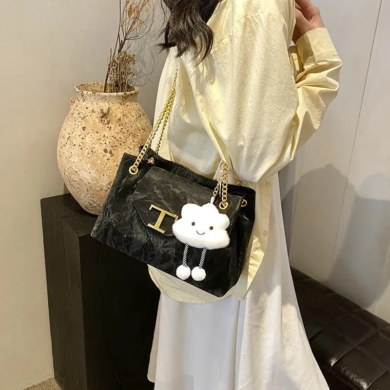 Polyester Fashion Bag with Optional Pendant in Multiple Colors