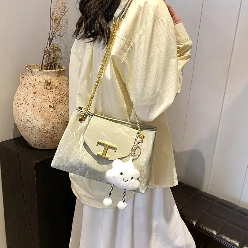 Polyester Fashion Bag with Optional Pendant in Multiple Colors