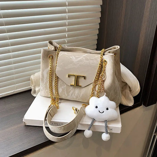 Polyester Fashion Bag with Optional Pendant in Multiple Colors