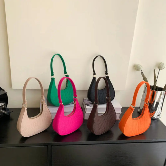 Polyester Felt Handbag in Multiple Colors Free Size