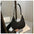 Polyester Felt Handbag in Multiple Colors Free Size - Black / Free Size