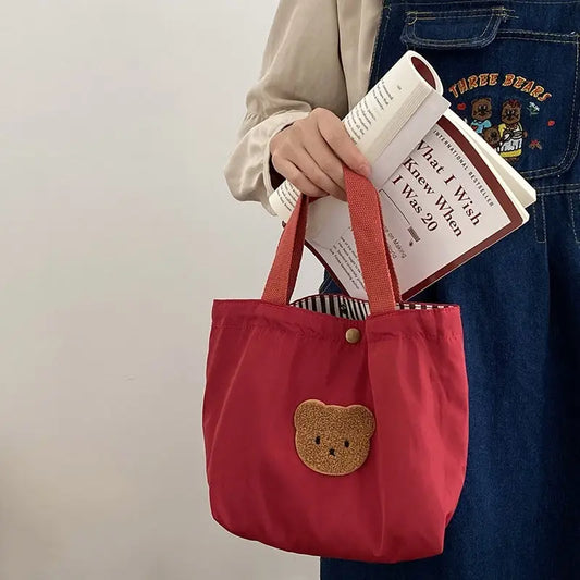 Polyester Medium Tote Bag with Soft Shoulder Strap for Youth